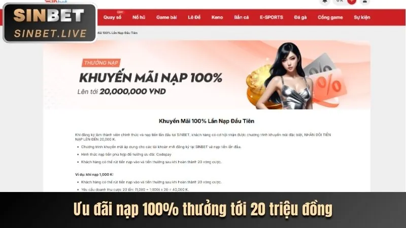 Khuyến mãi chào mừng thành viên mới 5top